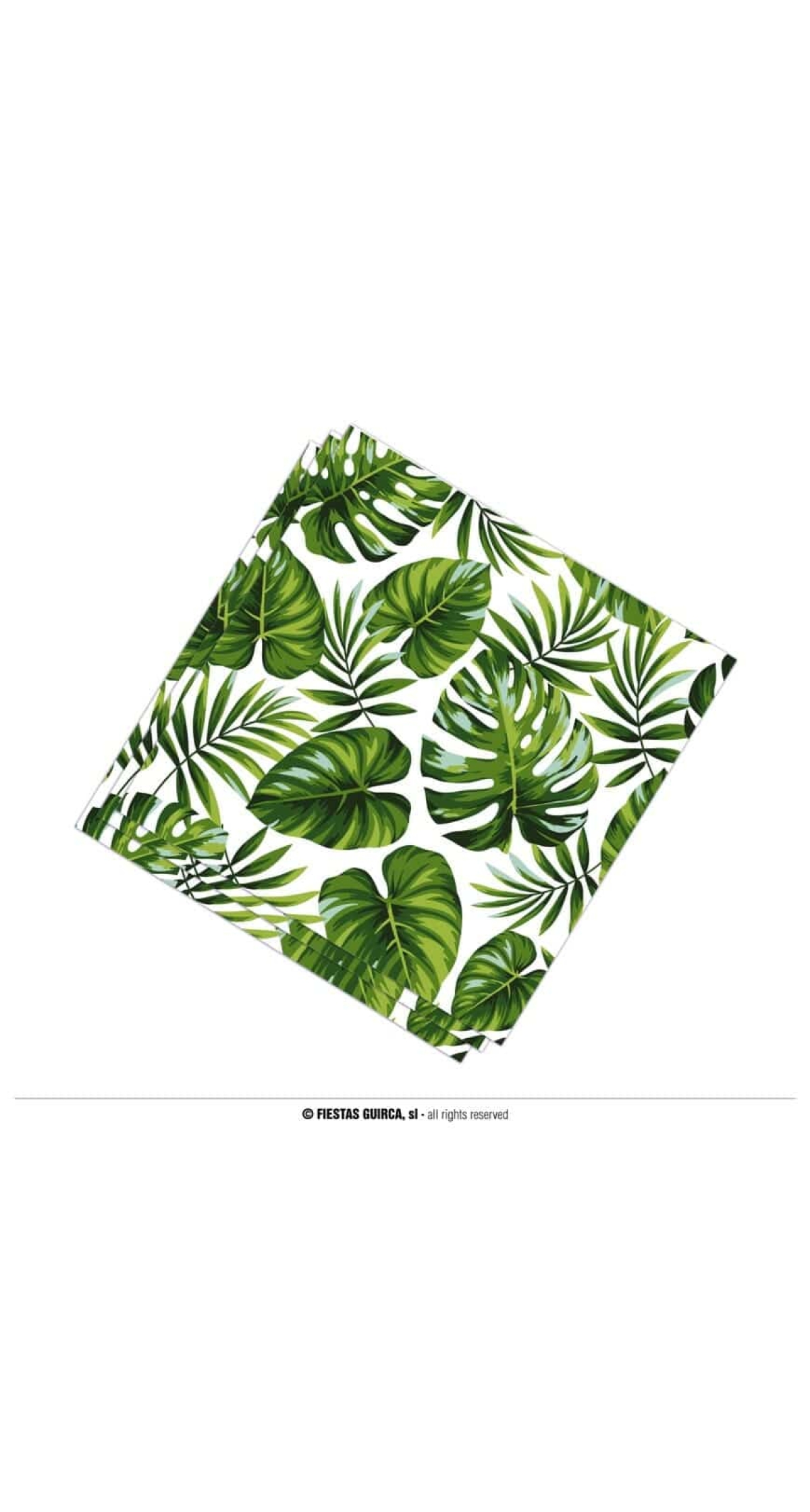 Hawaiian Leaves Napkins - 12pk