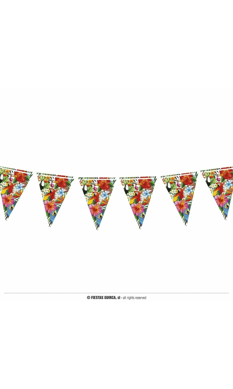 Hawaiian Paper Flag Banner (19x27cm) - 300cm 