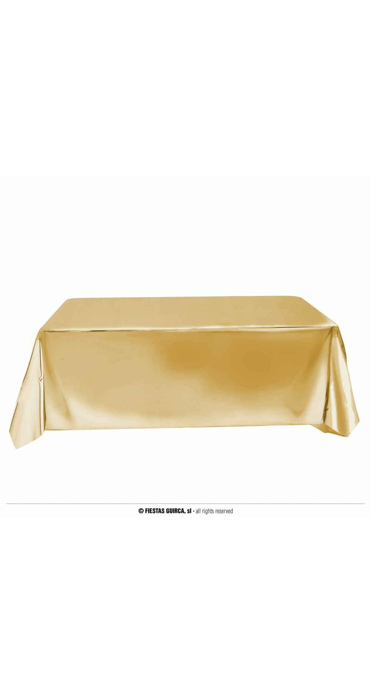 Metallic Gold Tablecover - 137x274cm