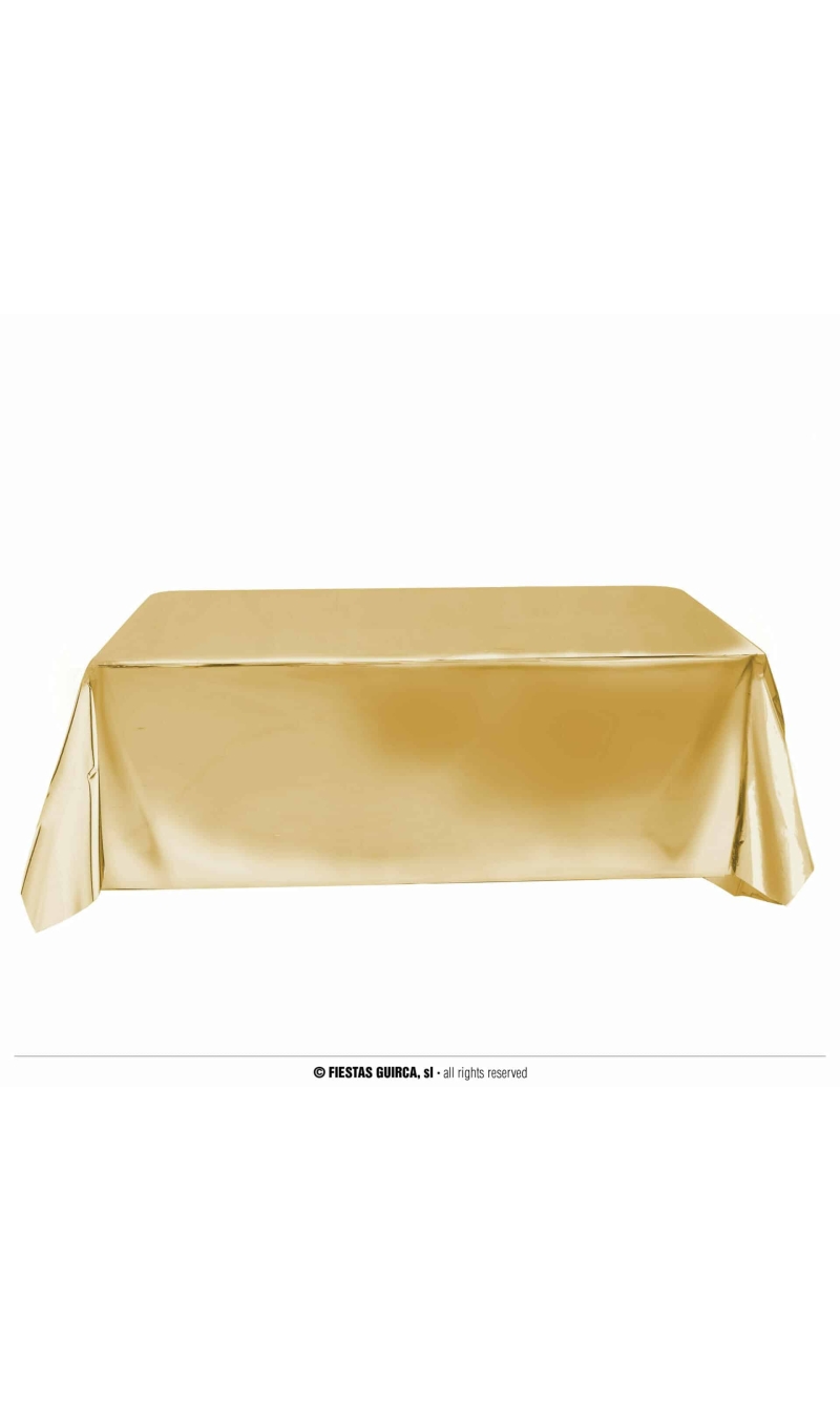 Metallic Gold Tablecover - 137x274cm