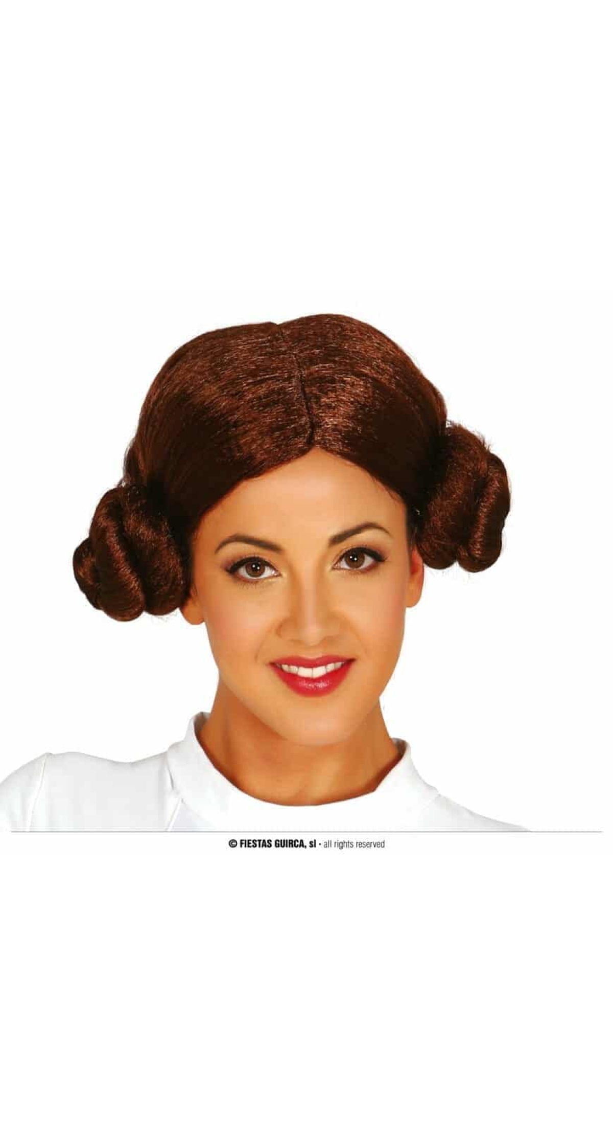 Brown Princess Leia Wig - Adult One Size