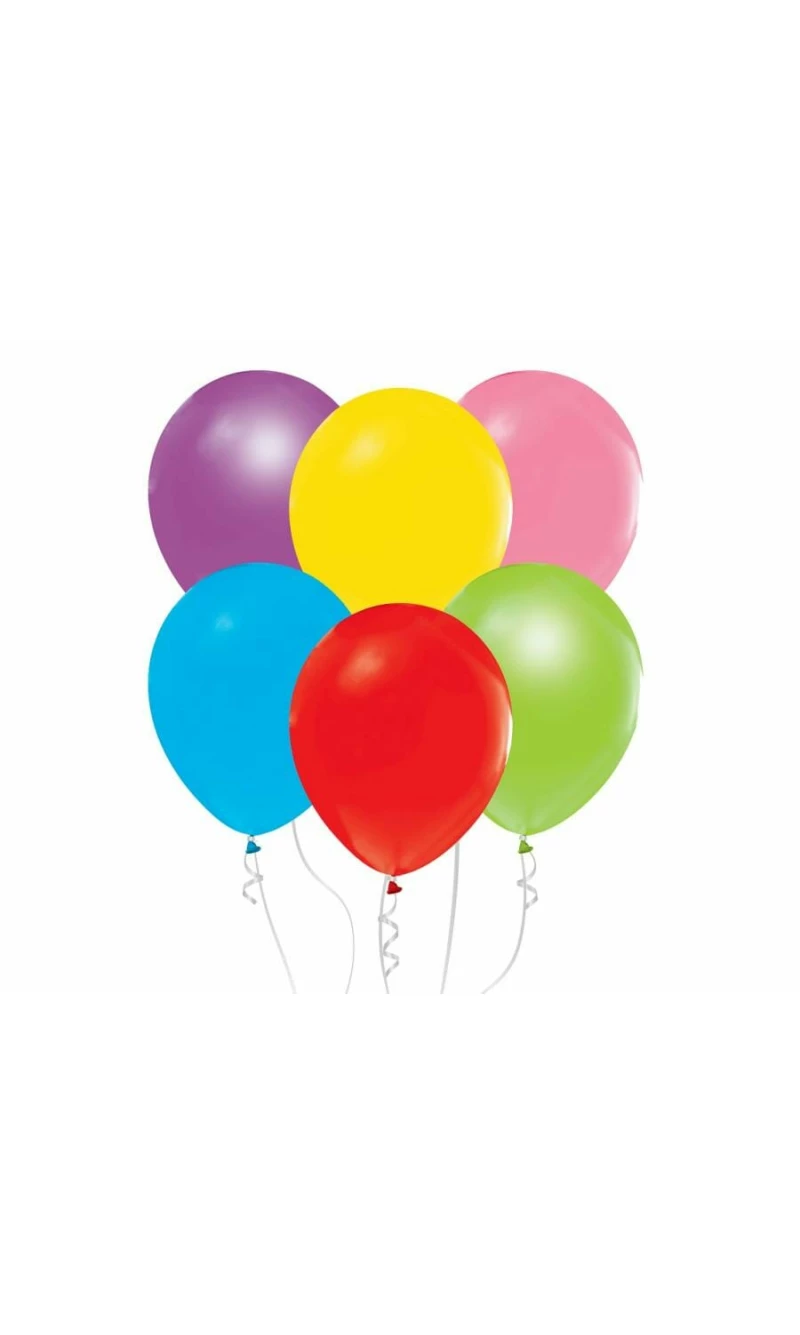 Pastel 12 Inch Latex Balloons (Assorted Colours) - 50pk