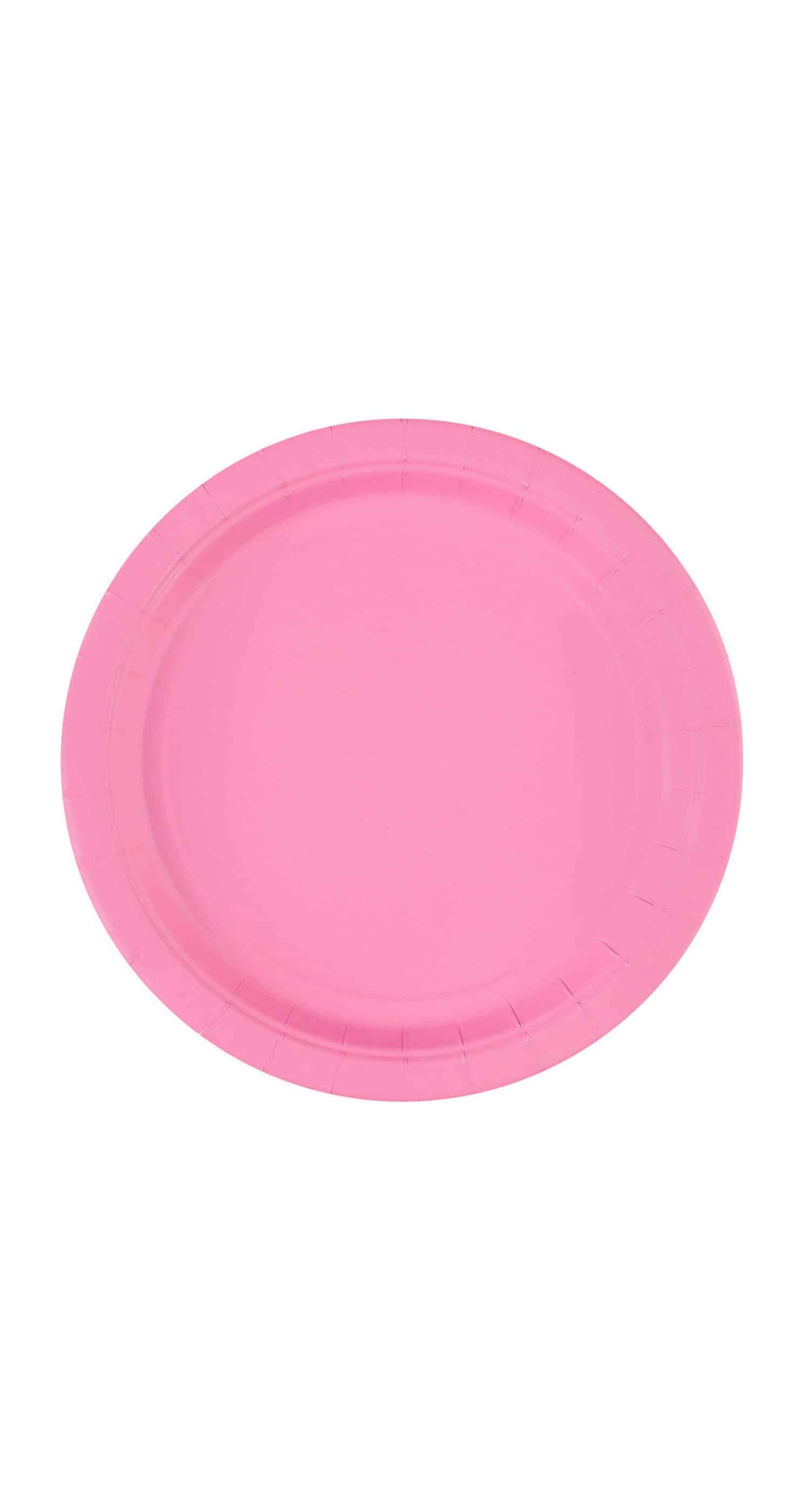 New Pink Paper Plates 23cm - 8pk