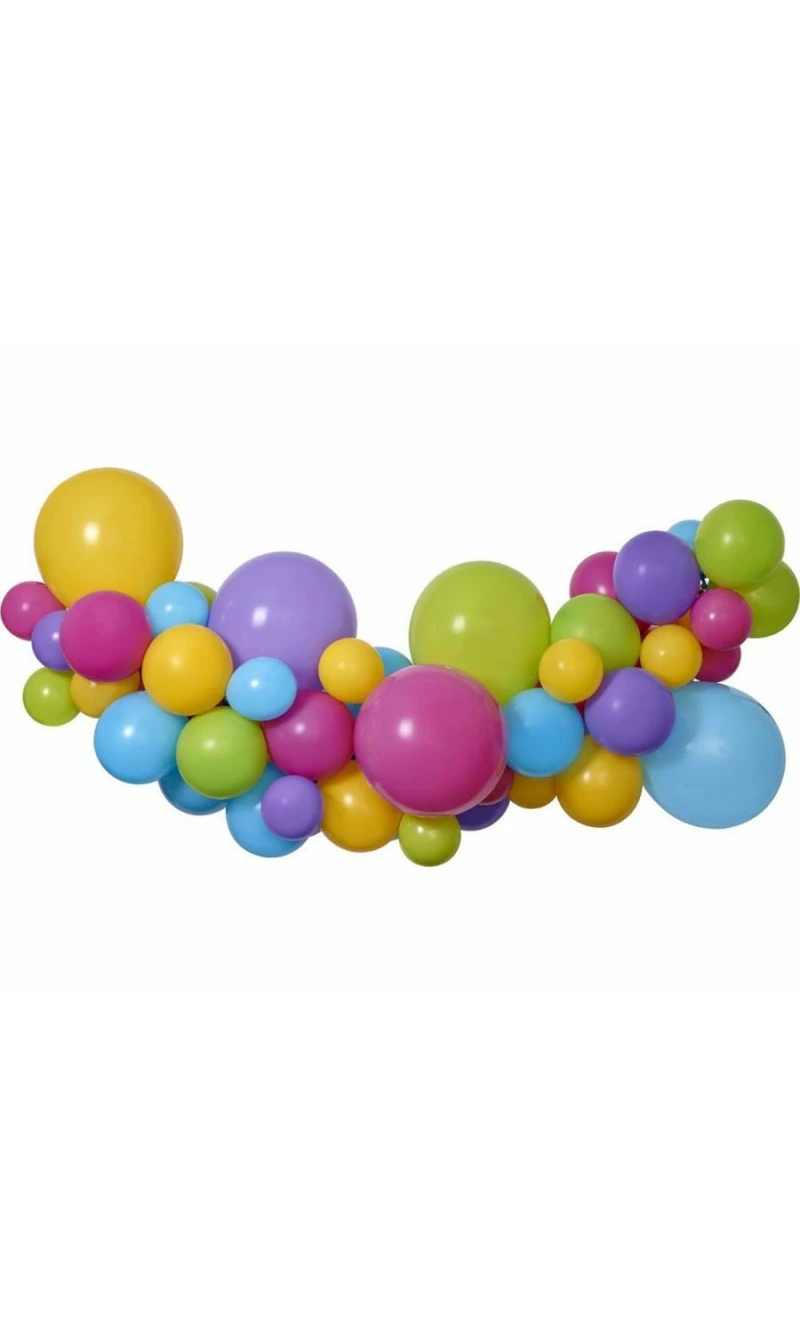 DIY Balloon Garland Colorful - 65pk