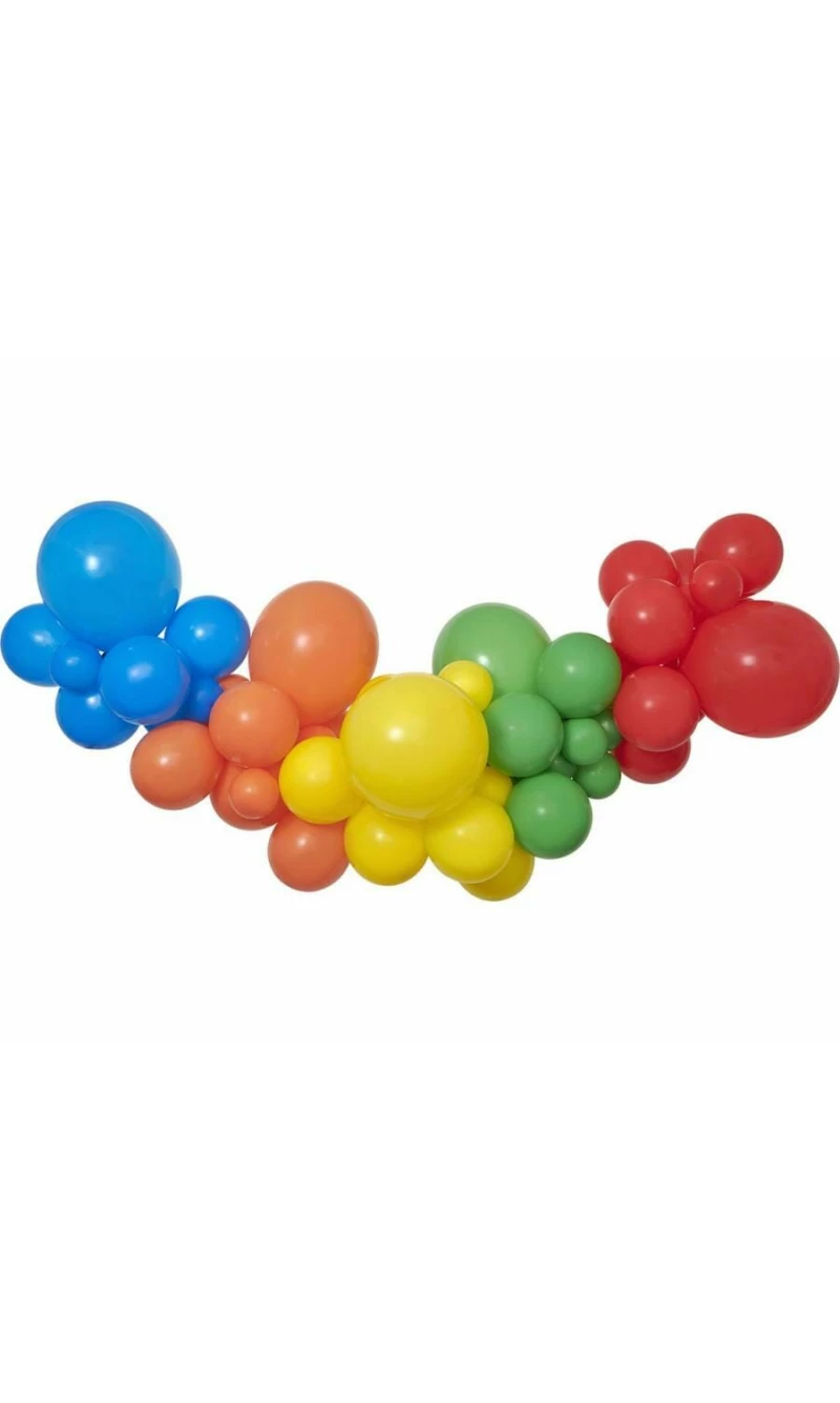 DIY Balloon Garland Rainbow - 65pk