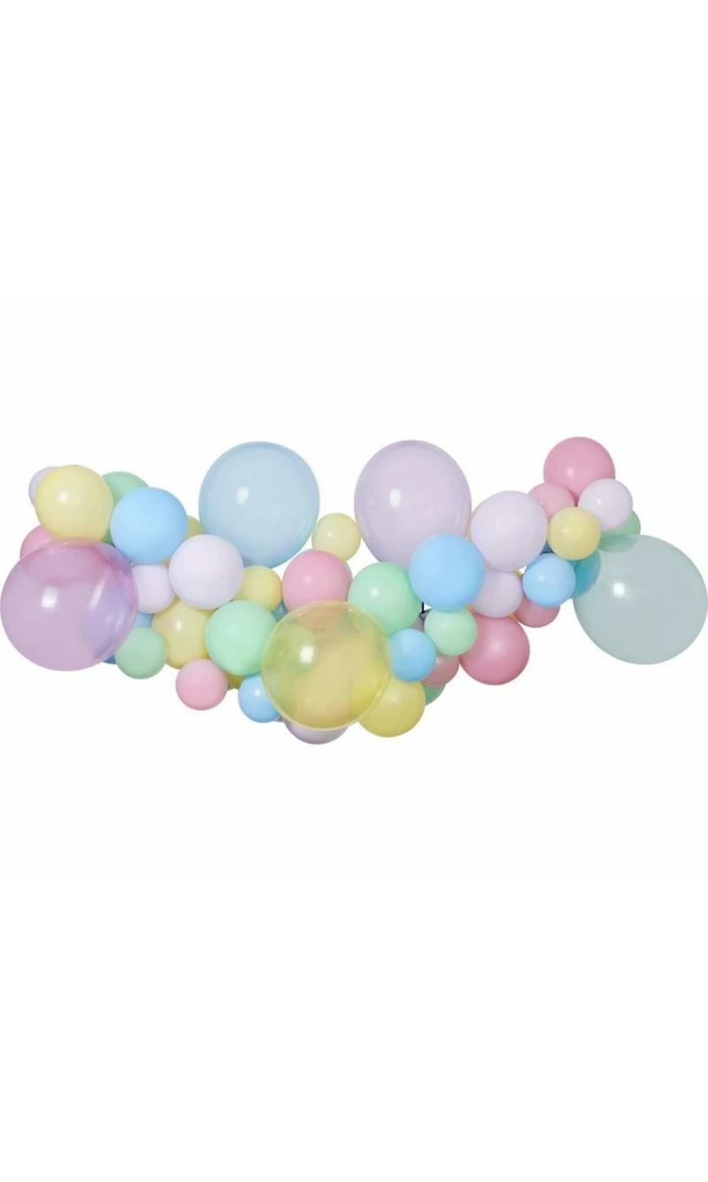 DIY Balloon Garland Pastel - 65pk