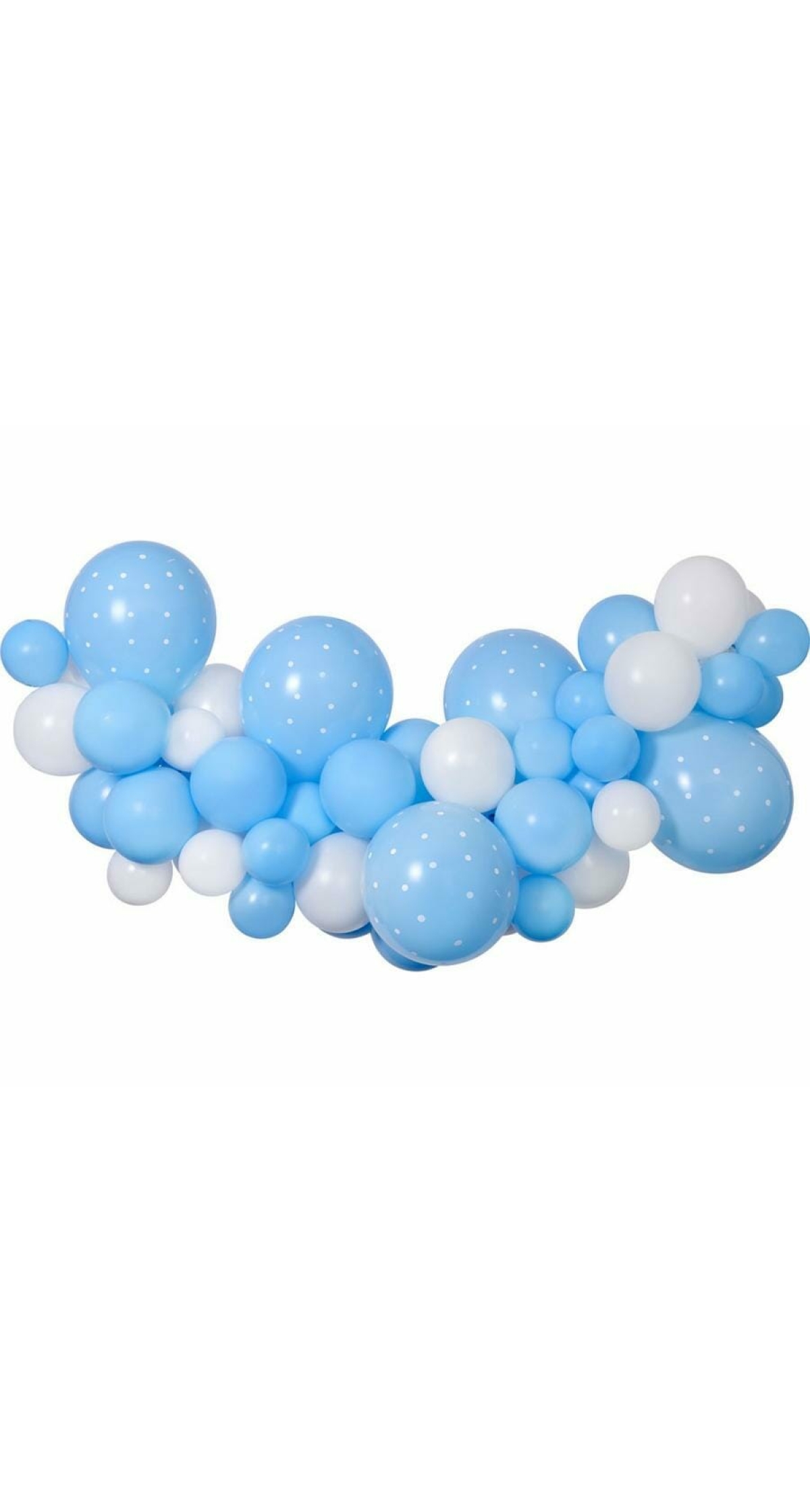 DIY Balloon Garland Baby Blue - 65pk