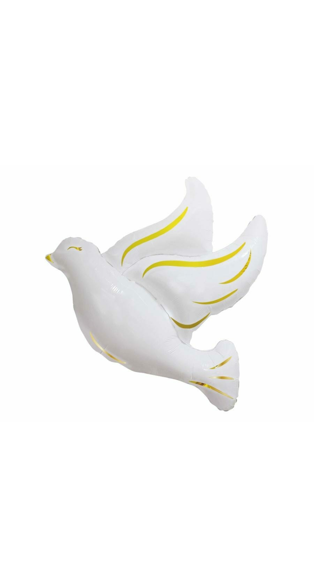 Foil Balloon Jumbo Dove - 92x84cm