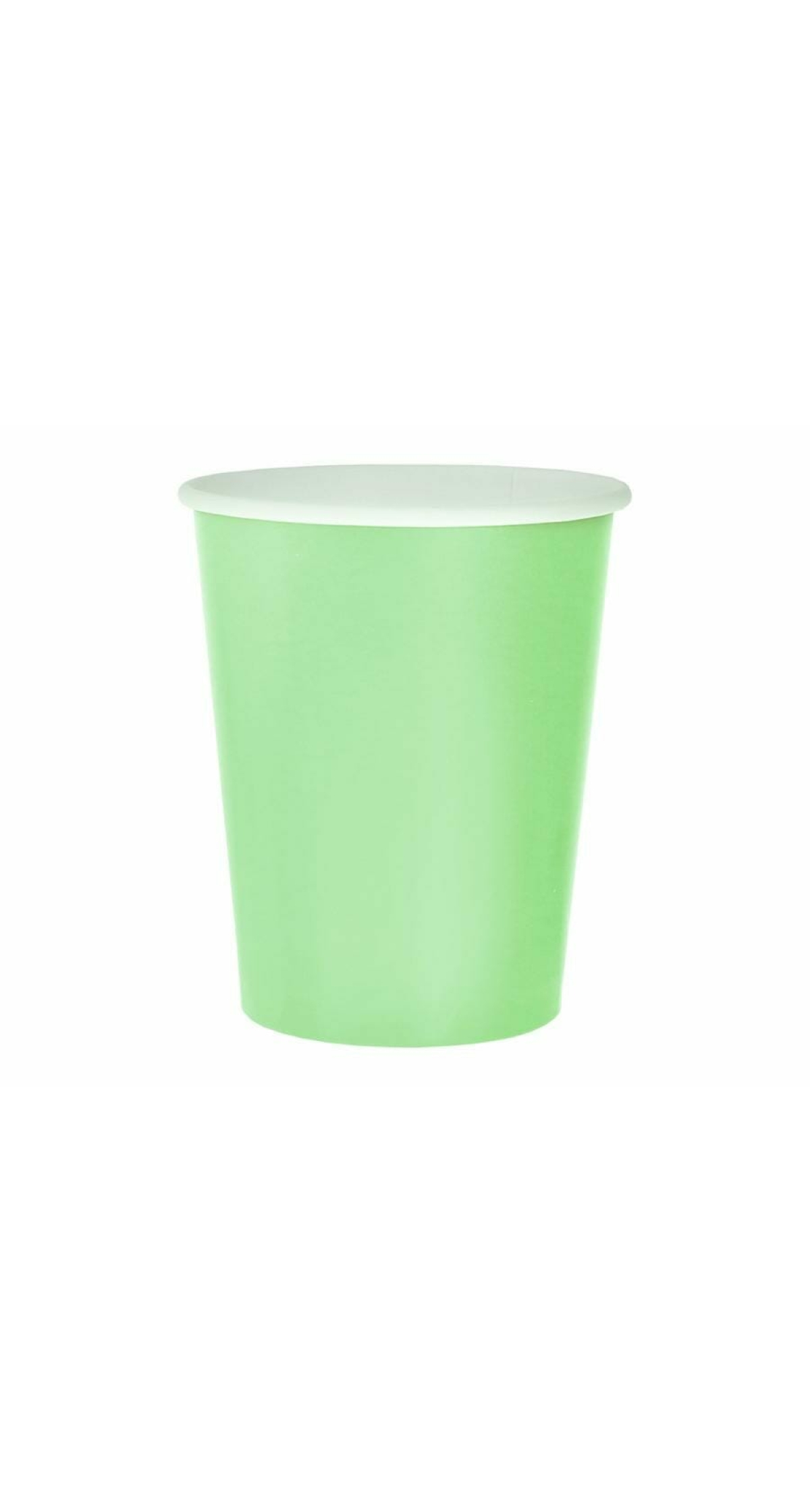Paper Cups Solid Color Mint 270ml - 14pk