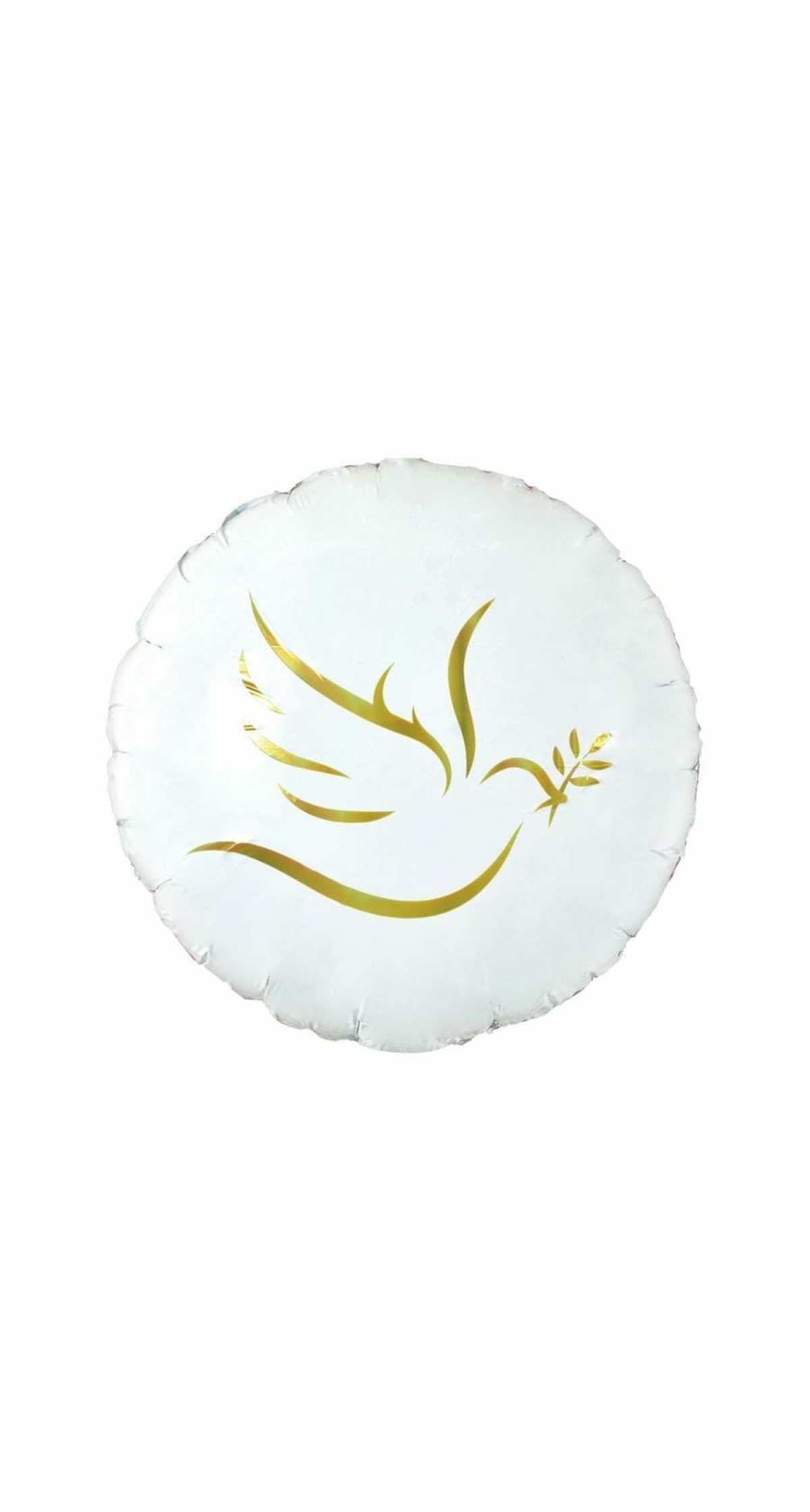 Foil Balloon Gold Dove - 18"