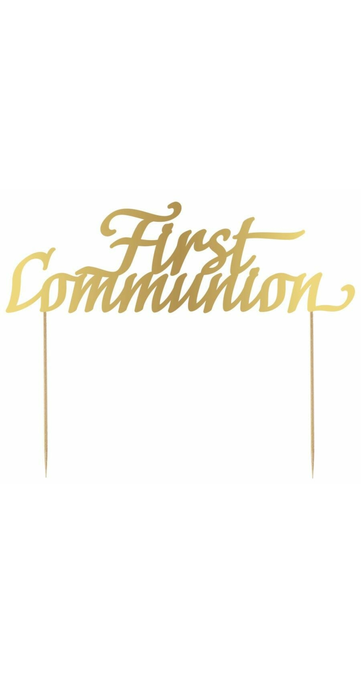 Cake Topper First Communion - 20x14cm
