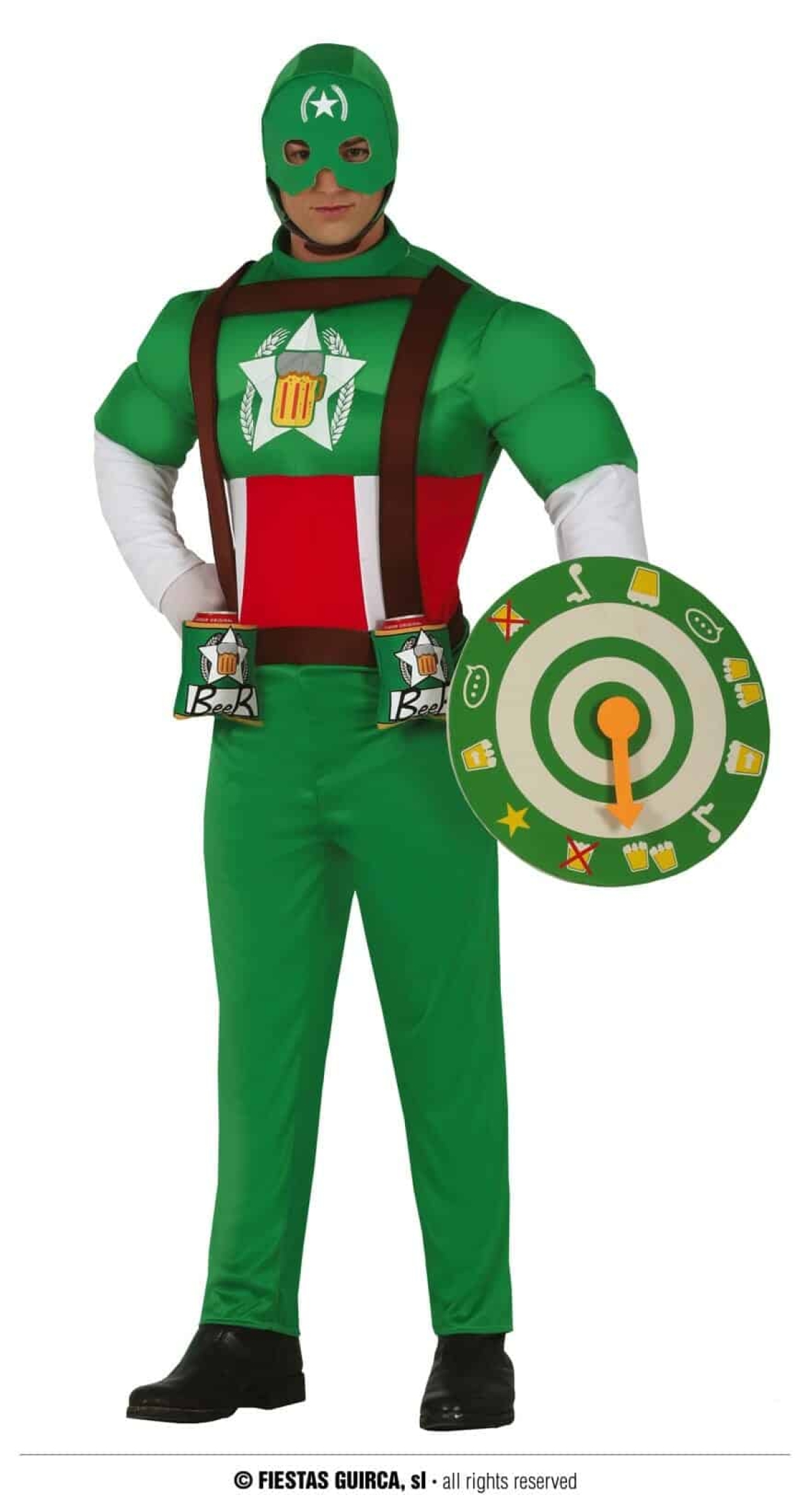 Superhero Beer Captain - Adult Size Large (52 54)