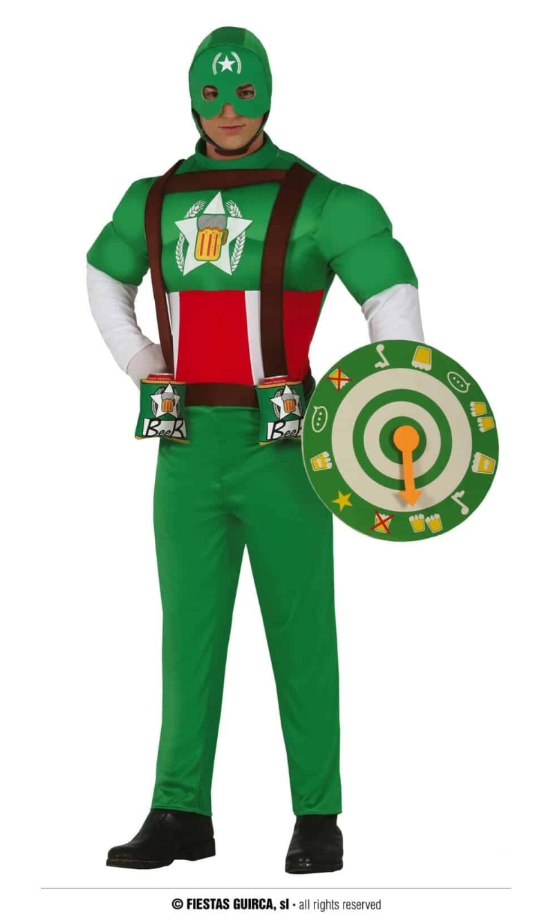 Superhero Beer Captain - Adult Size Large (52 54)