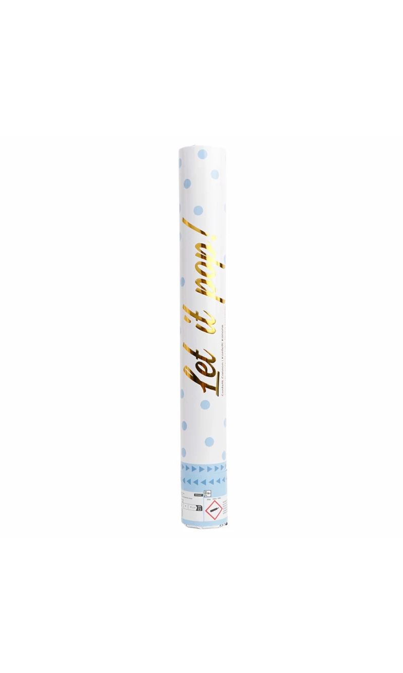 Confetti Cannon / Popper Blue Paper 40cm