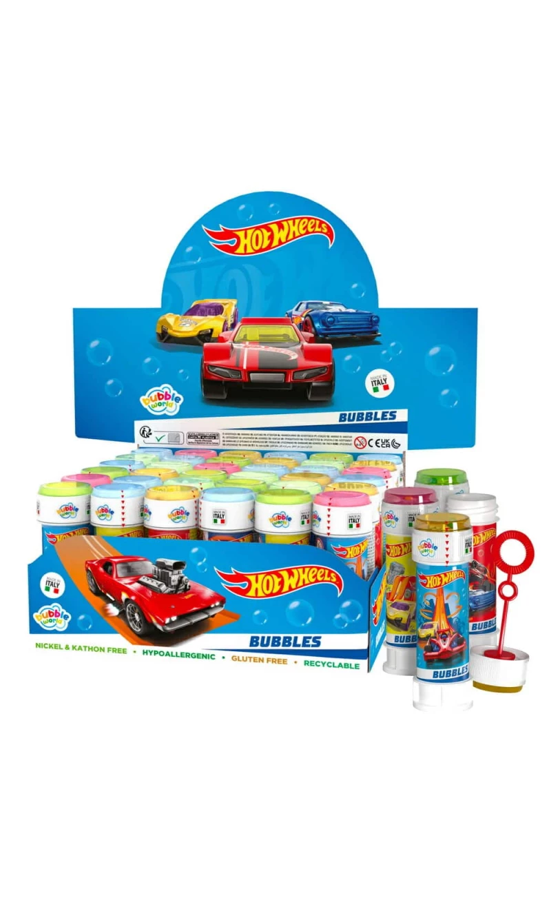 Hot Wheels Bubble Tub with Wand (60ml) - 1pc