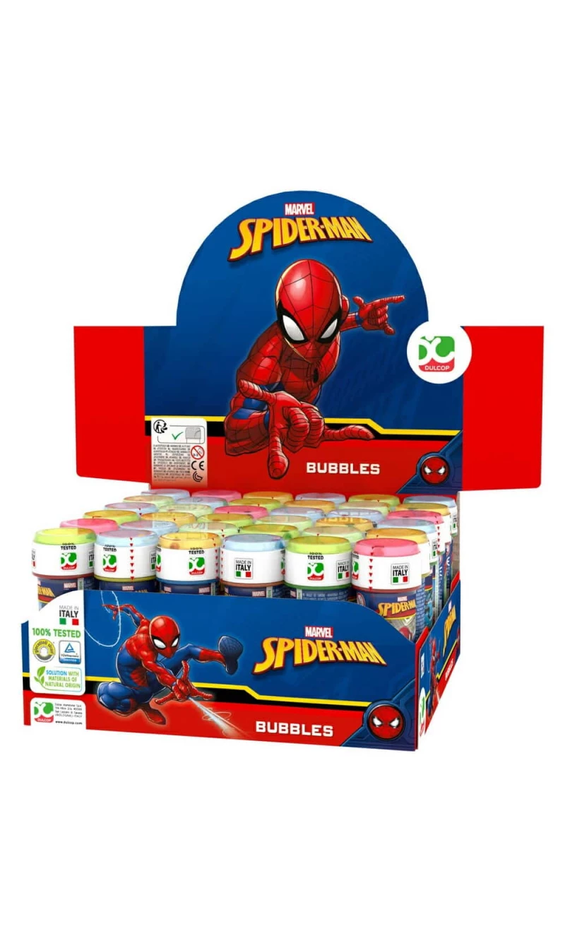Marvel Spiderman Bubble Tubes (60ml)