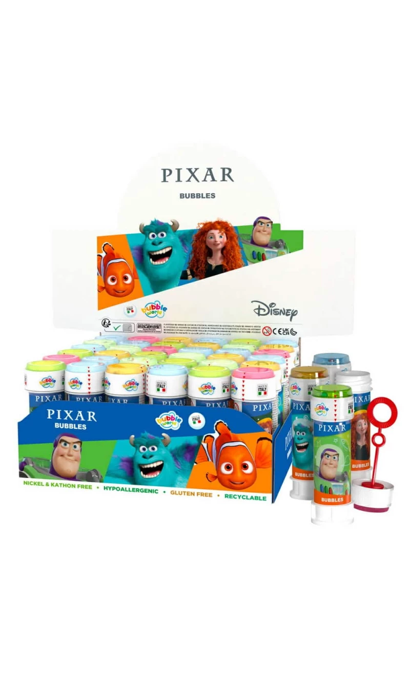 Disney Pixar Multi Bubble Tub with Wand (60ml) - 1pc