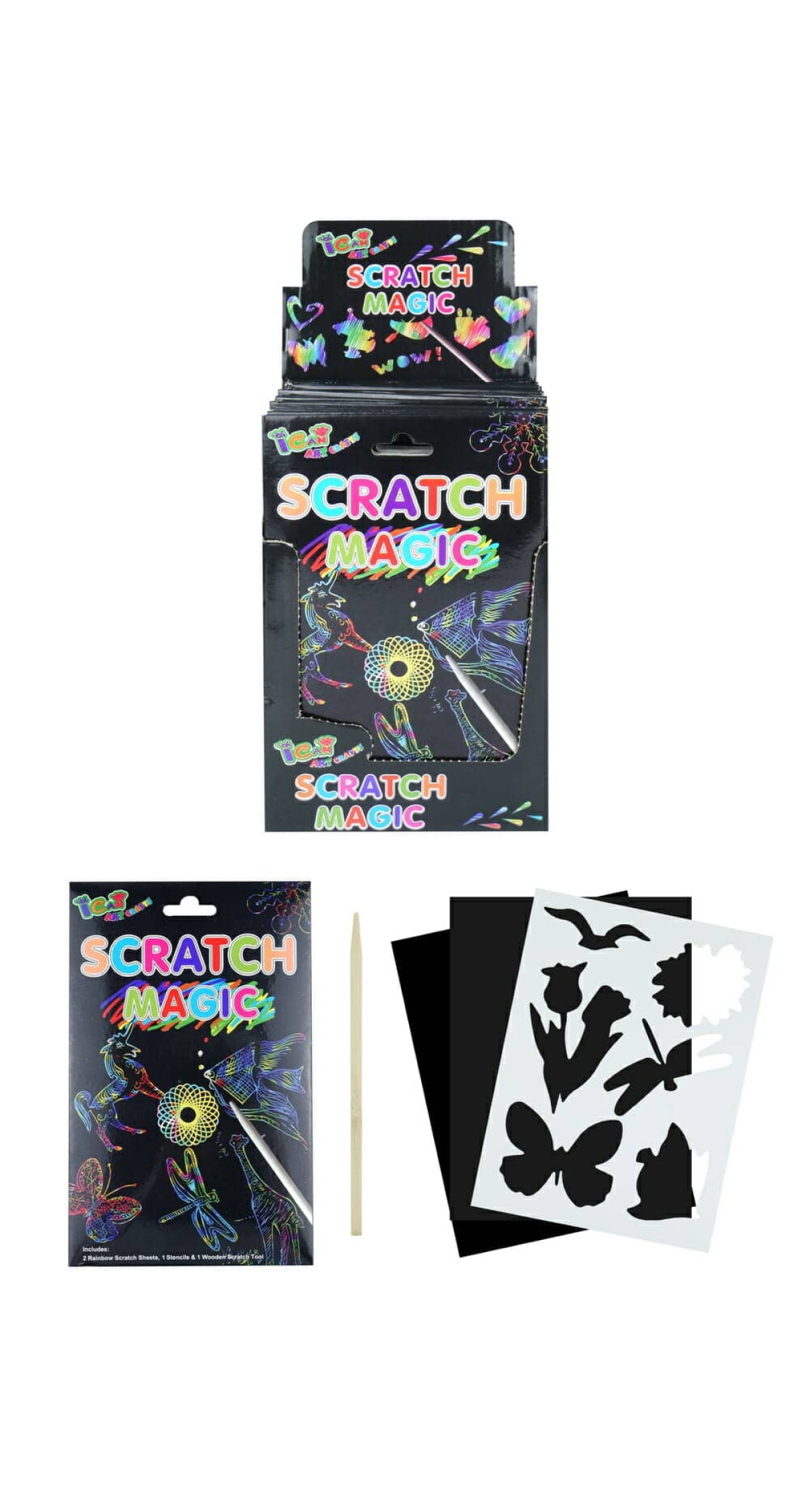 Party Favor Scratch Magic Colour Set