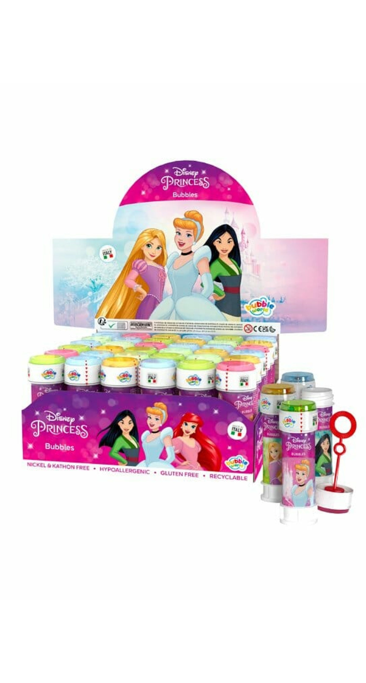 Disney Princess Bubble Tubes (60ml)