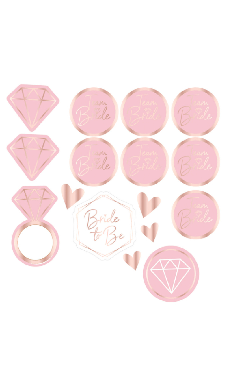 Hen Party Rose Gold Tattoos