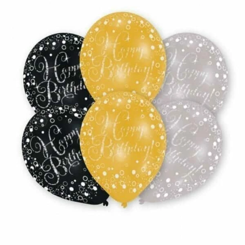 Happy Birthday Latex Balloons