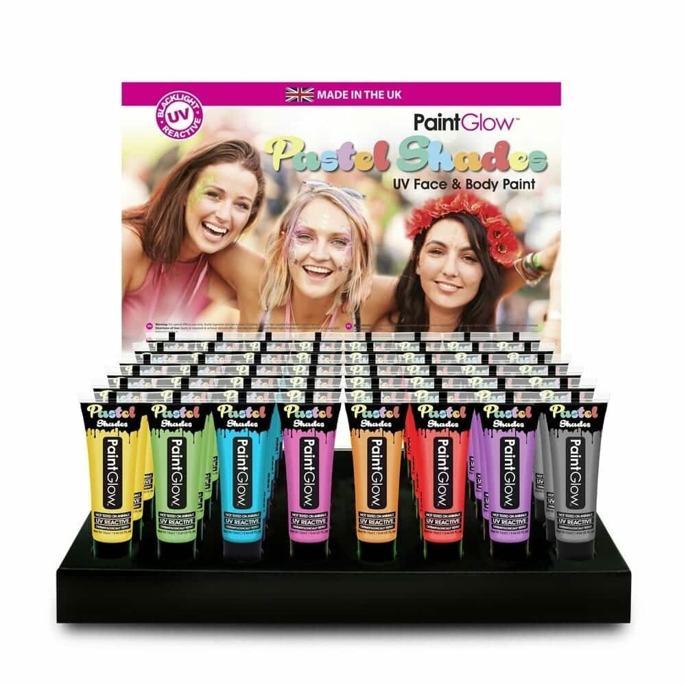 Neon UV Pastel Face & Body Paint Water Based