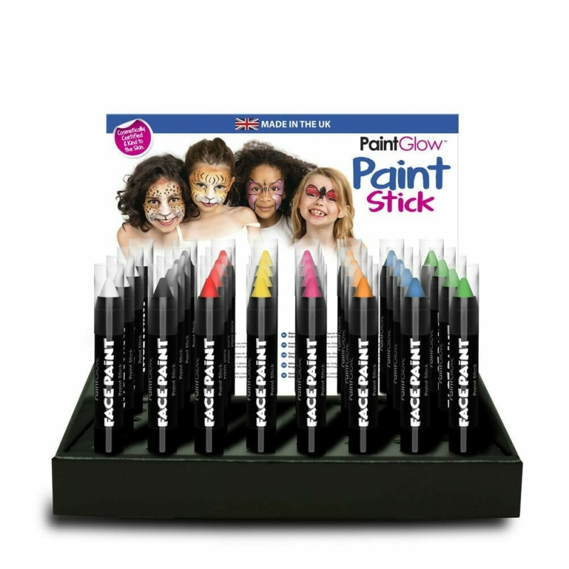 Face & Body Paint Sticks (Non UV) Wax Based