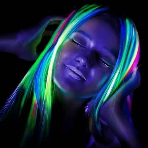 Neon UV Semi Permanent Hair DYE Streaks