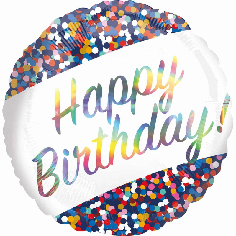 Happy Birthday Foil Balloons