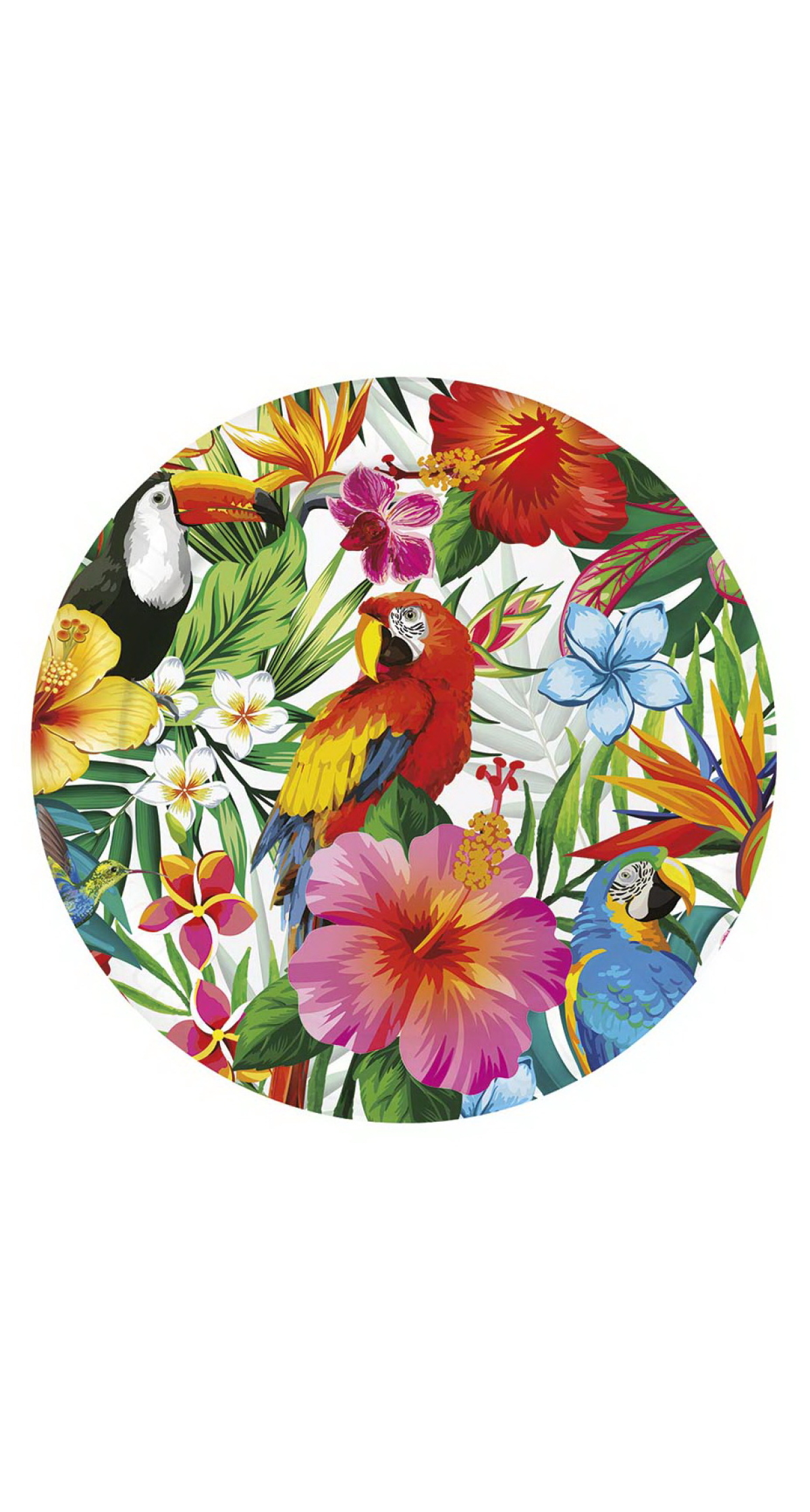 Hawaiian Plates 22.5 - 6pk
