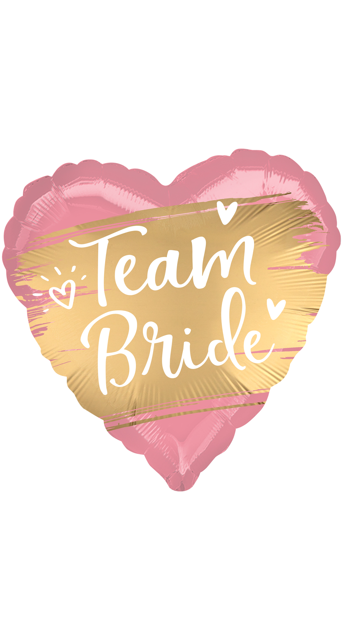 Satin Gold Team Bride Foil Balloon - 43cm