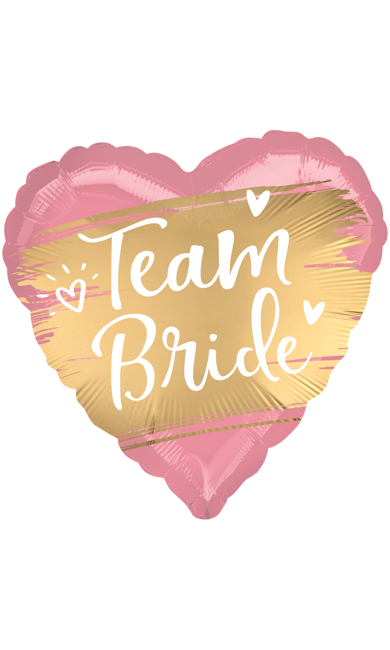 Satin Gold Team Bride Foil Balloon - 43cm