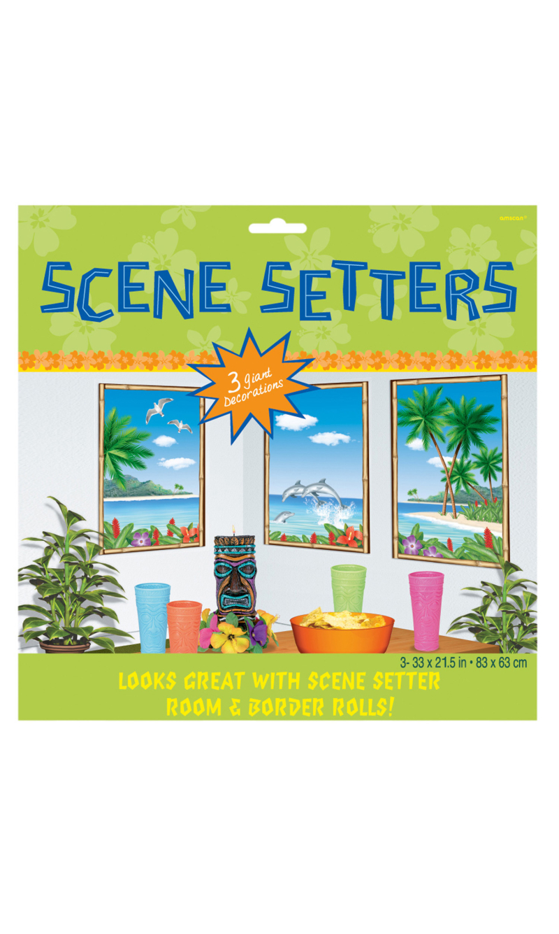 Hawaiian Scene Setter Kit (67.3cm x 85cm) - 3pk