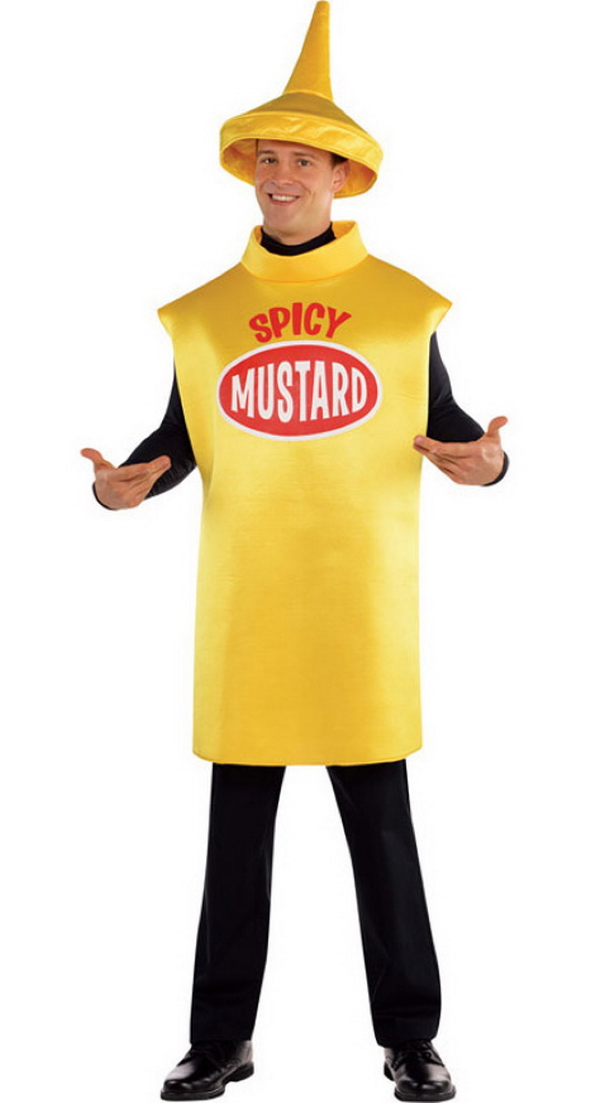 Mustard Bottle Costume - Adult Size Medium / Large