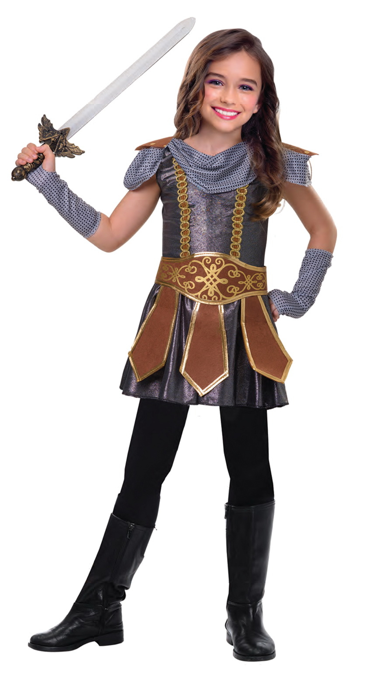 Warrior Cutie Costume - Age 9 to 10 Years