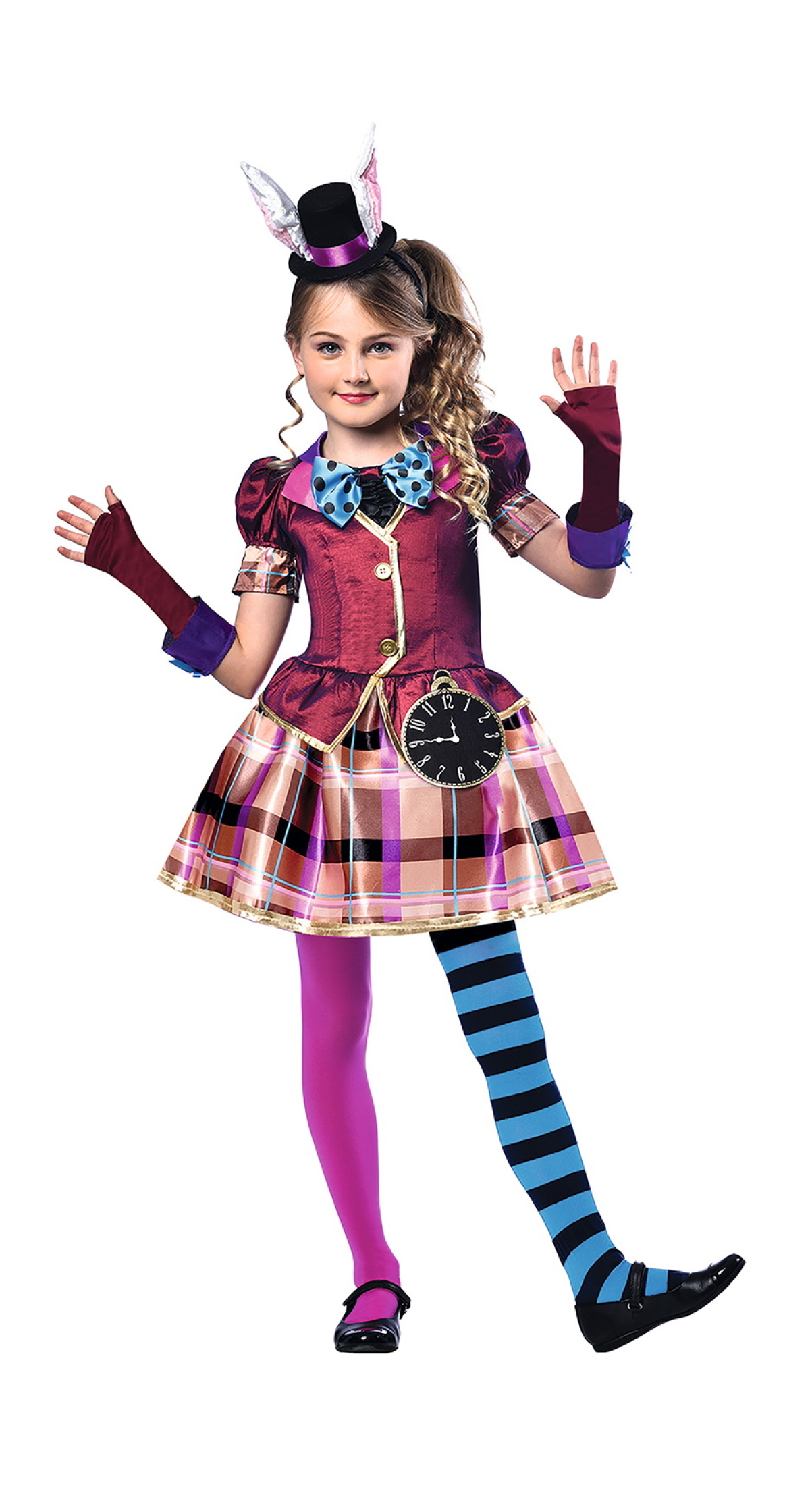 Miss Hatter Costume (Mad Hatter) - Age 11 to 12 Years