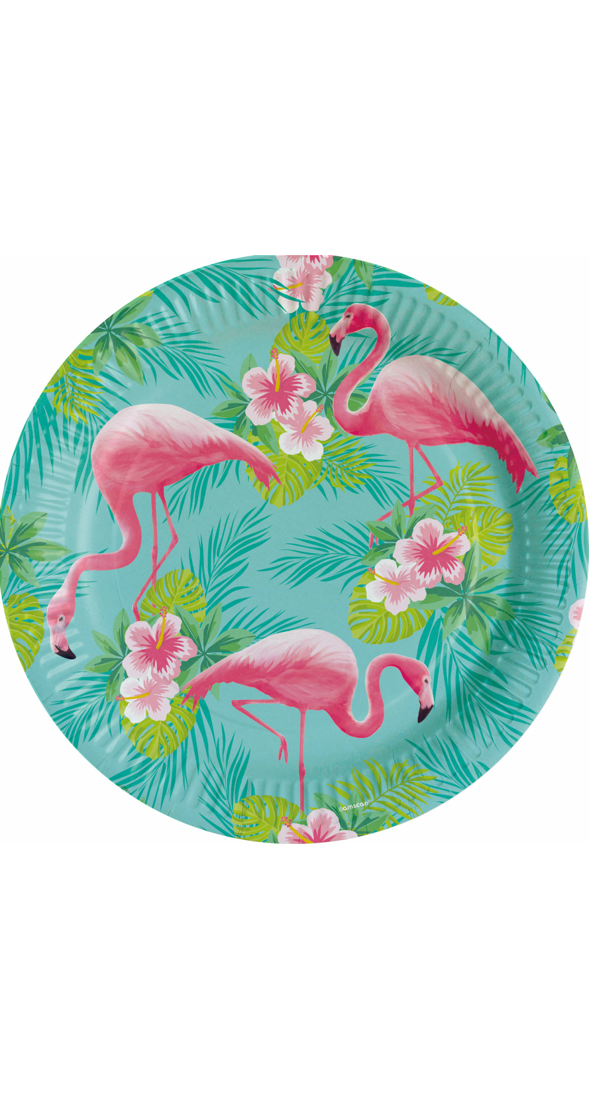 Flamingo Paradise Paper Plates 23cm - 8pk