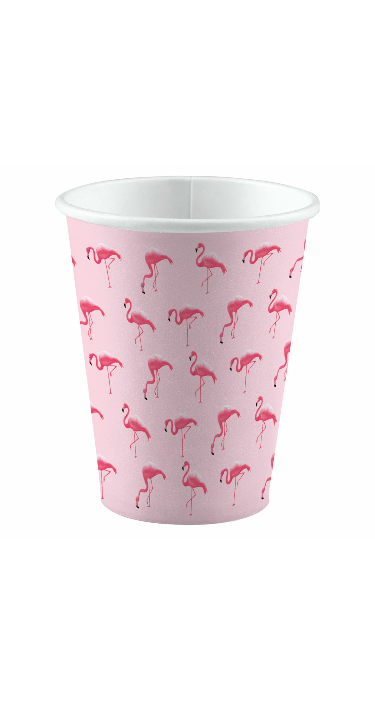Flamingo Paradise Paper Cups 250ml - 8pk