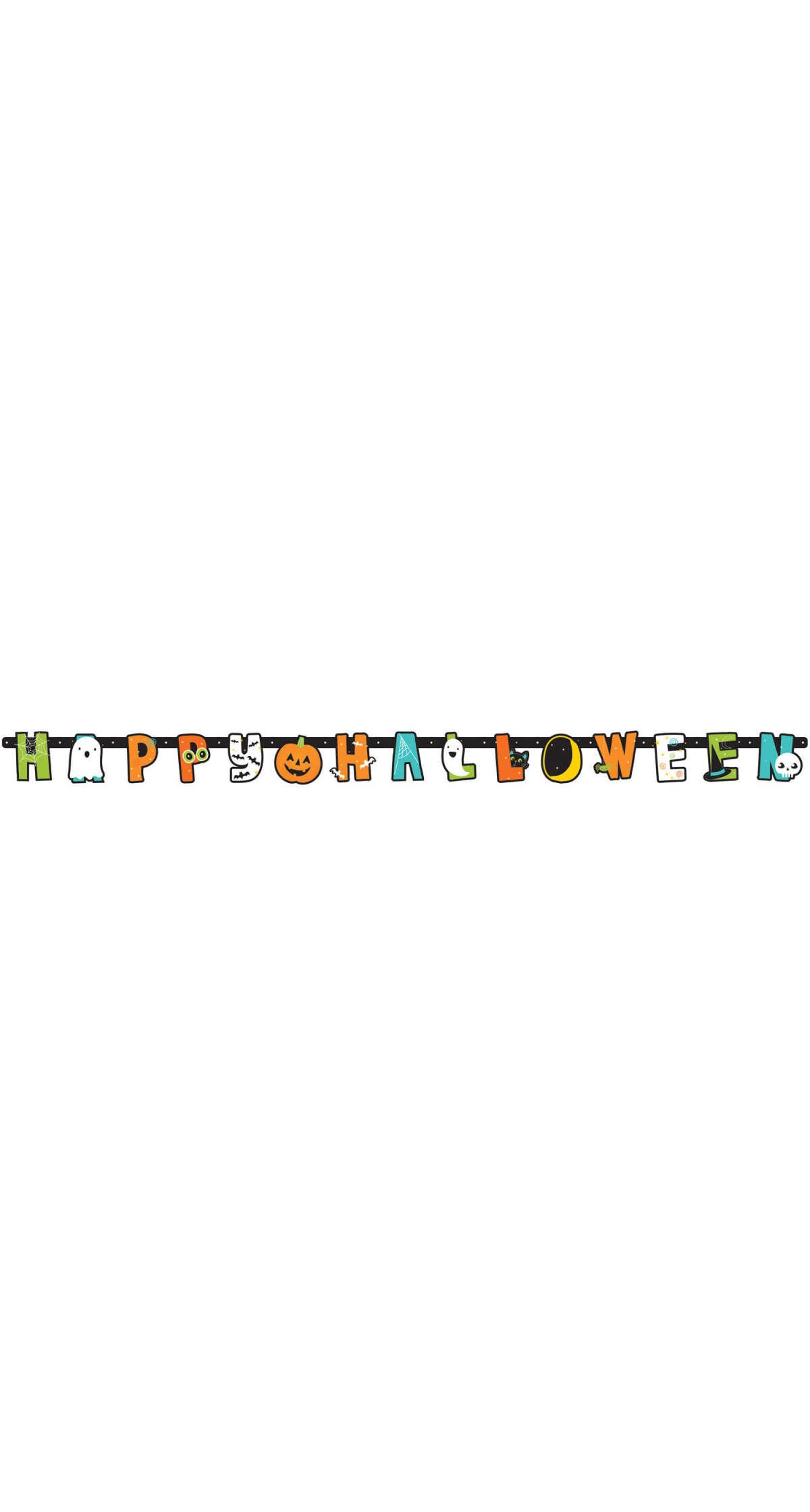Halloween Letter Banner Hallo-ween Friends - 1.9m