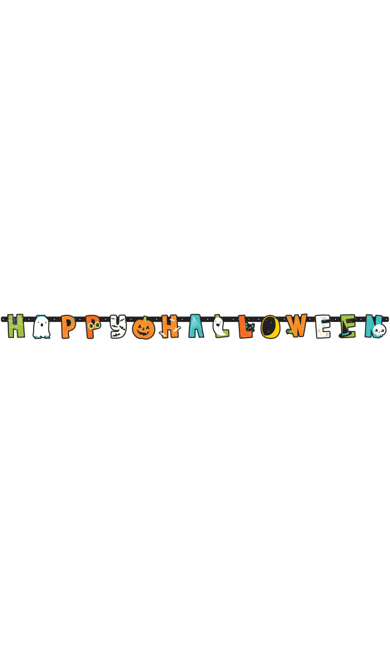 Halloween Letter Banner Hallo-ween Friends - 1.9m