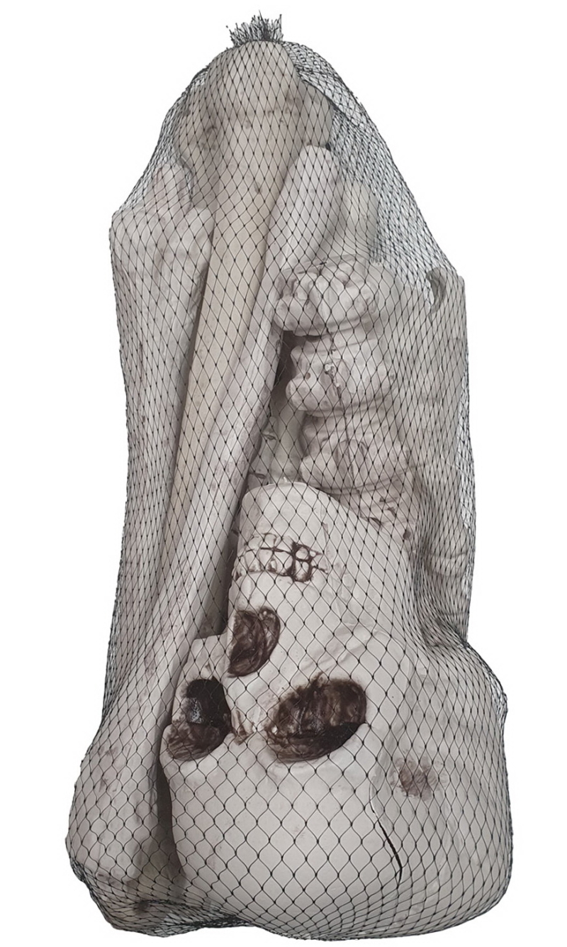 Complete Bag of Skeleton Bones Decoration Kit