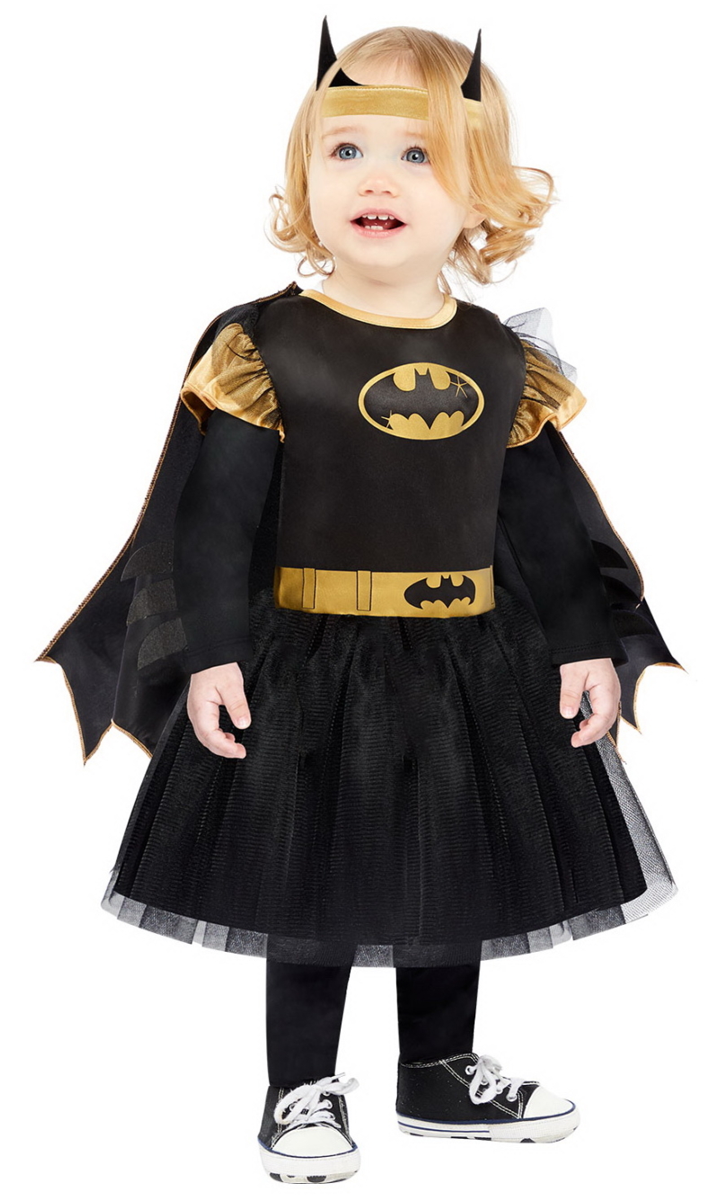 Official Licensed Cute Little Batgirl Costume - Age 2 to 3 Years
