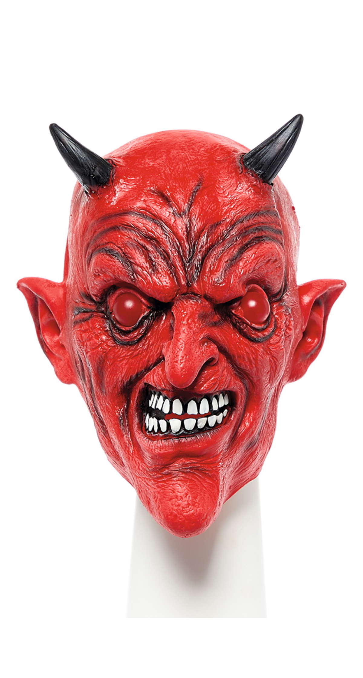 Latex Red Devil Mask