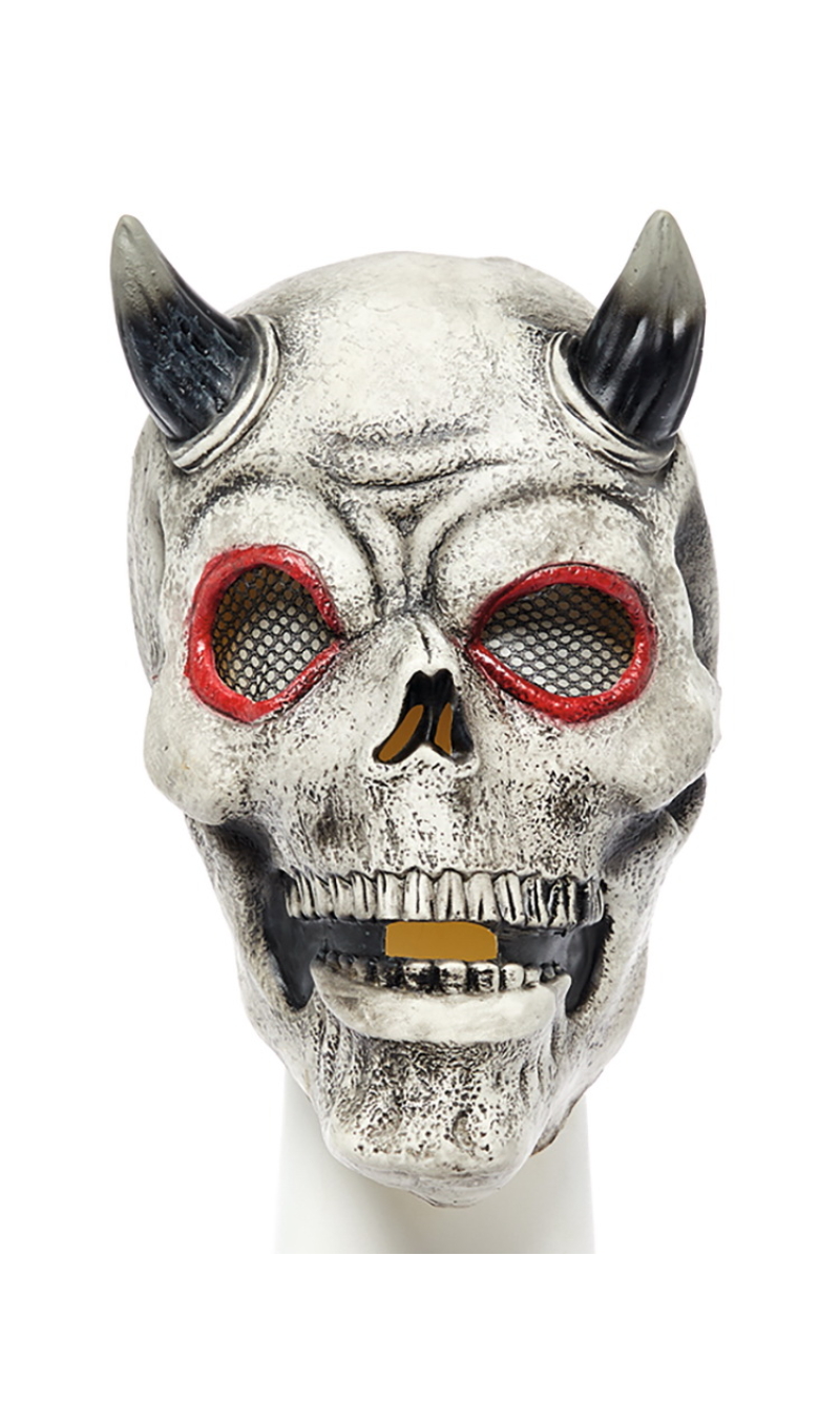 Latex Demon Skull Mask