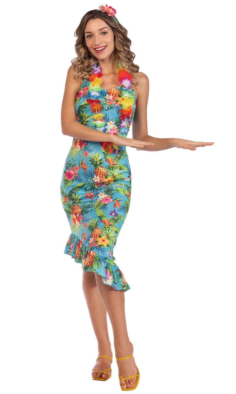 Hawaii Lady Hola Dress - Adult Size Extra Large
