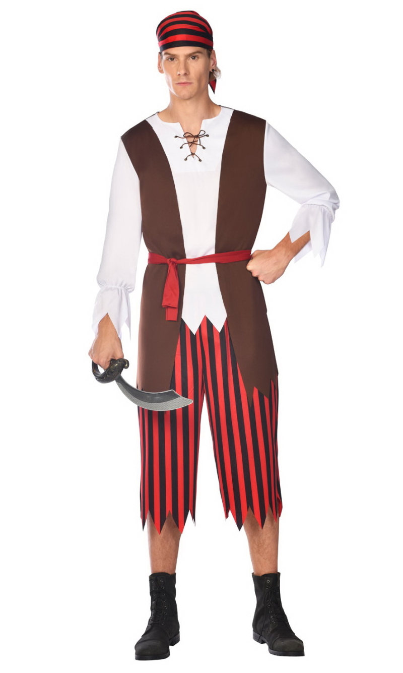 Pirate Pete Costume - Adult Size Extra Large