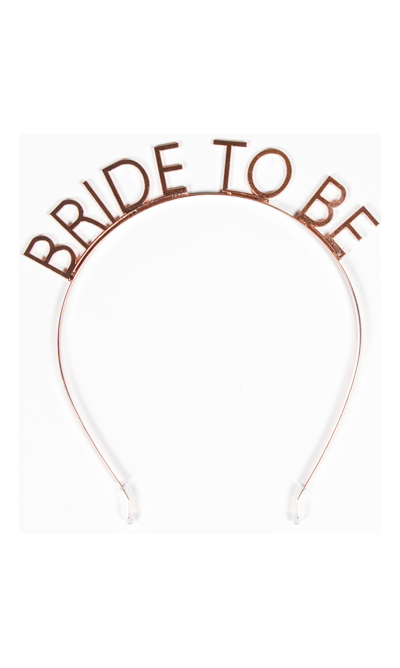Hens Metal Headband Bride To Be - One Size