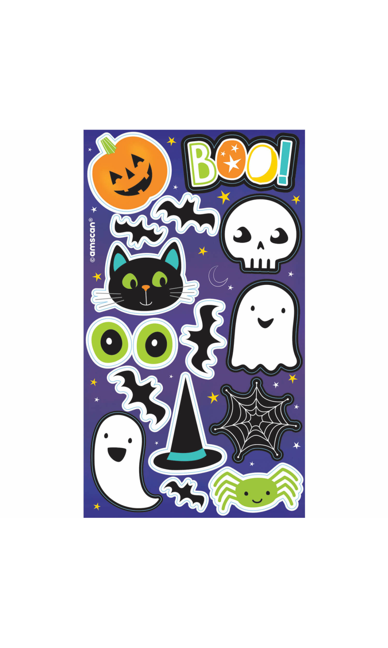Halloween Sticker Sheets Paper - 4pk