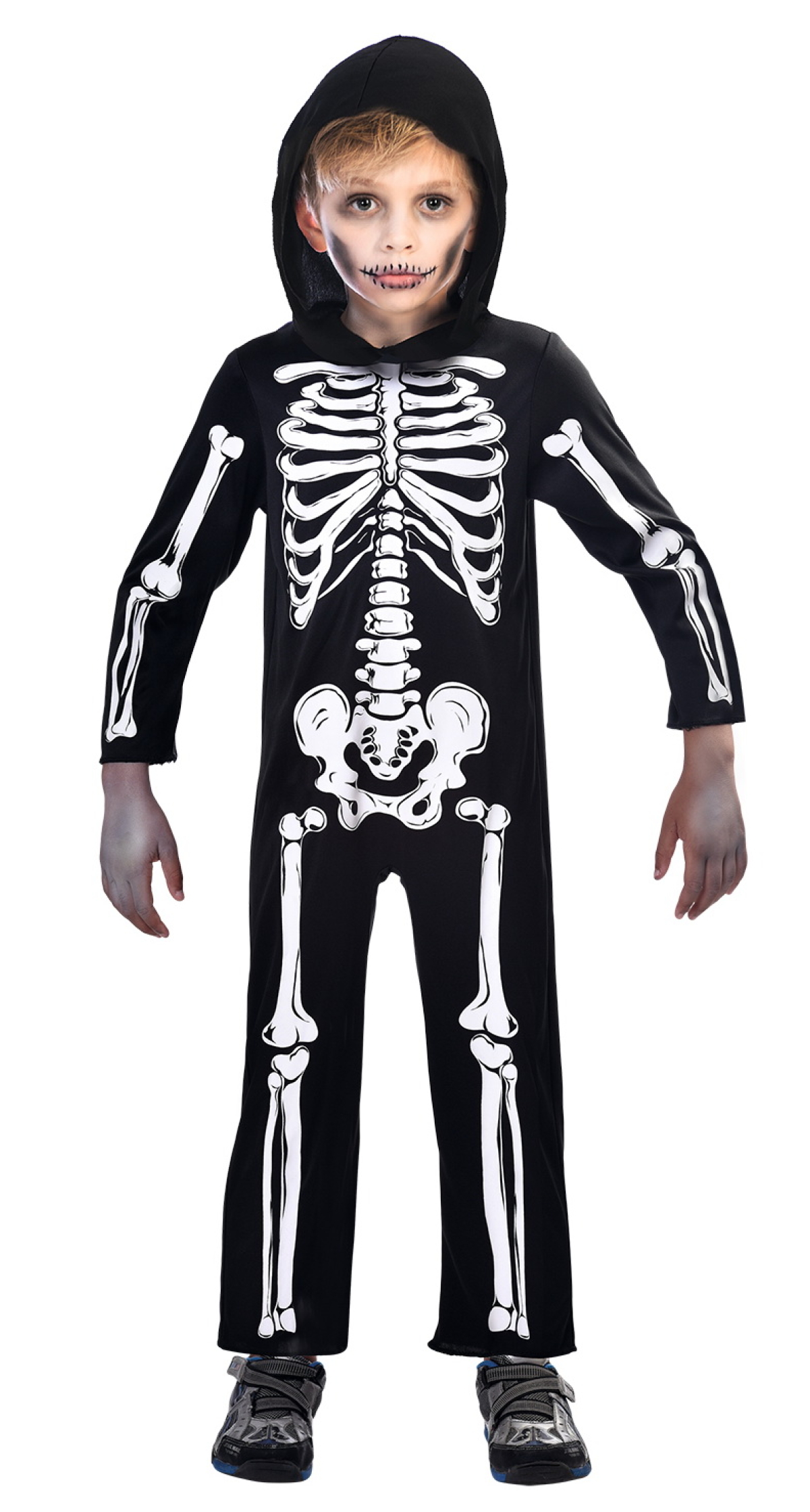 Hoodie Skeleton Costume - Age 3 to 4 Years