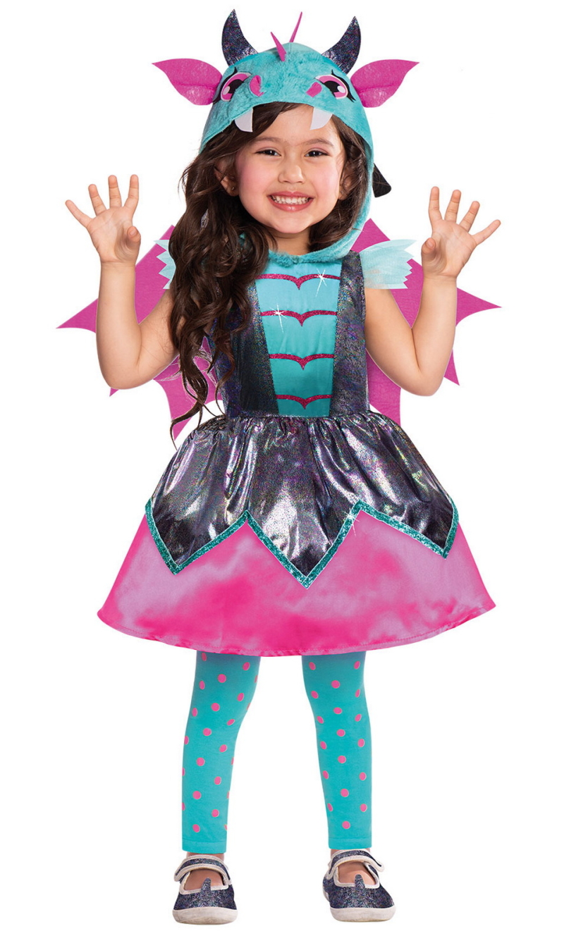 Little Mystic Dragon Costume - Age 8 to 10 Years